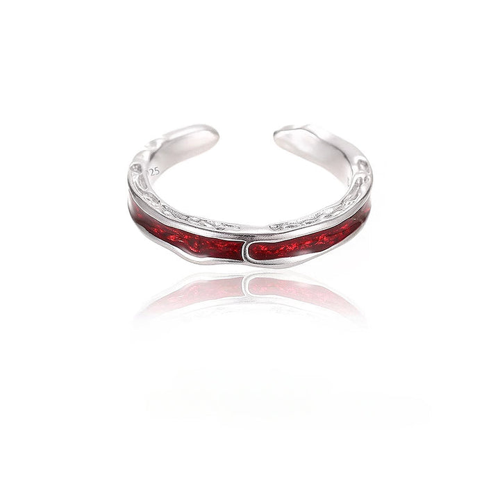 【FAITMAIN】Benmingnian Red Dripping Glaze Ring pg140