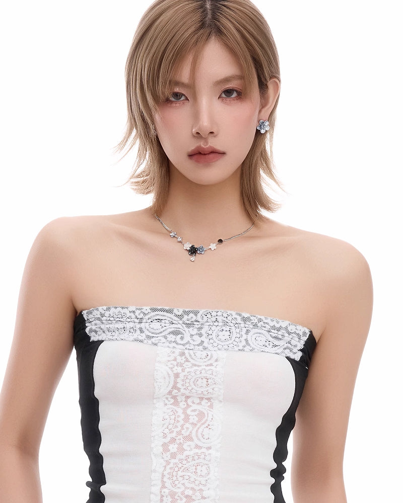 Night Sakura Flower Earrings