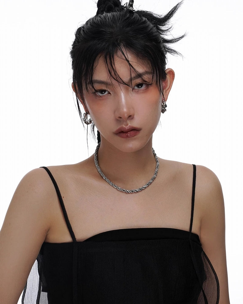 [SUMIYAKI] Snake Shape Winding Necklace pg1657