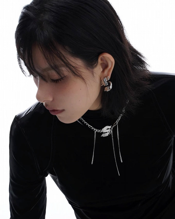 【SUMIYAKI】S/S Letters Necklace pg1532