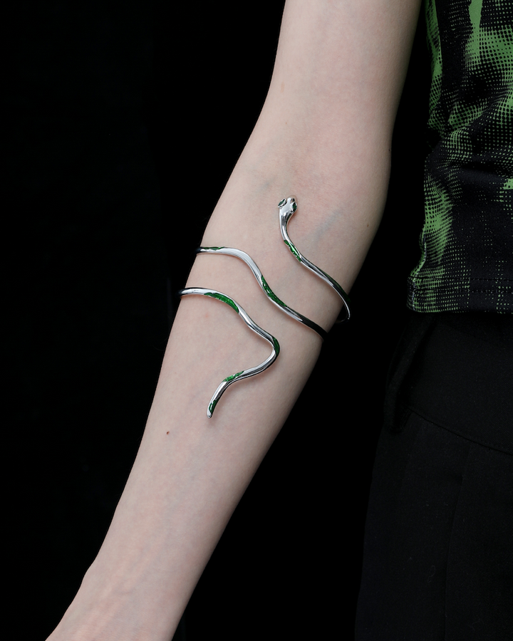 【1ST XULIE】Green Snake Arm Bracelet pg945