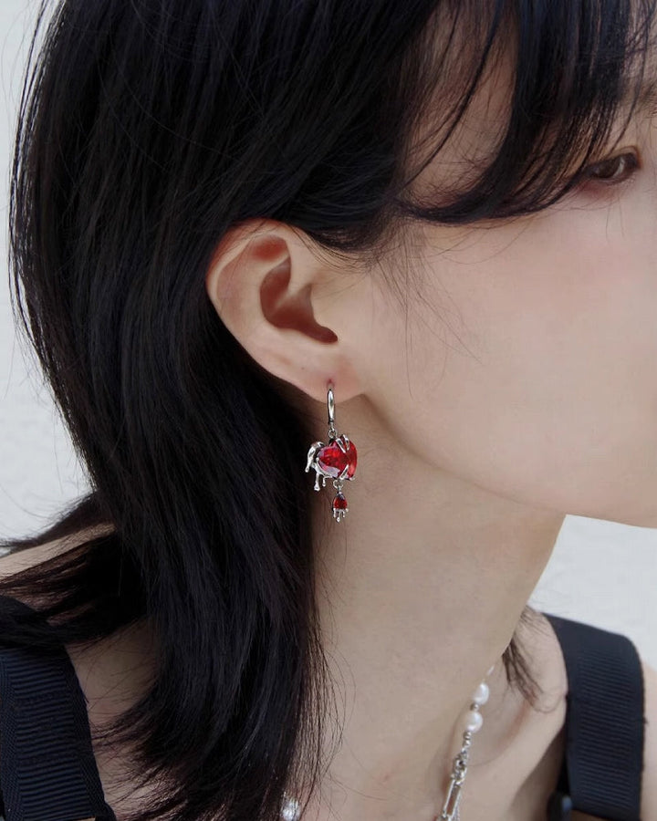 【Esak∞chi】Melting Love Asymmetric Earrings pg1190