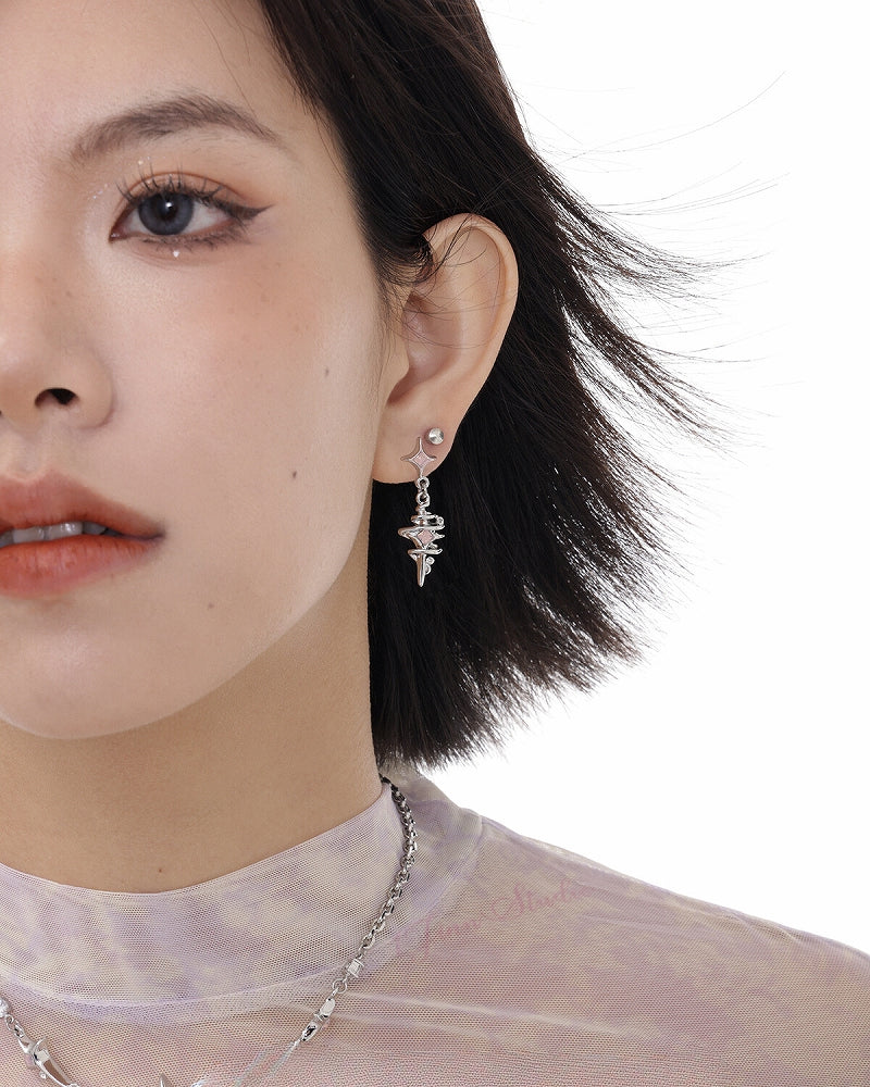 【SUMIYAKI】Star Twine Tree Earrings pg1765