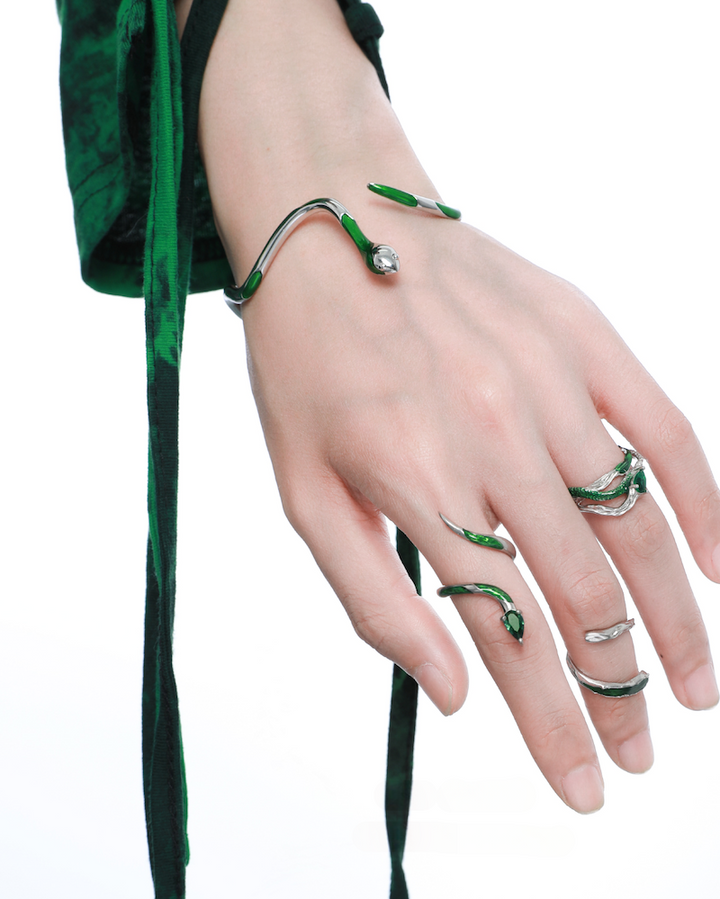 【1ST XULIE】Green Snake Bracelet02 pg947