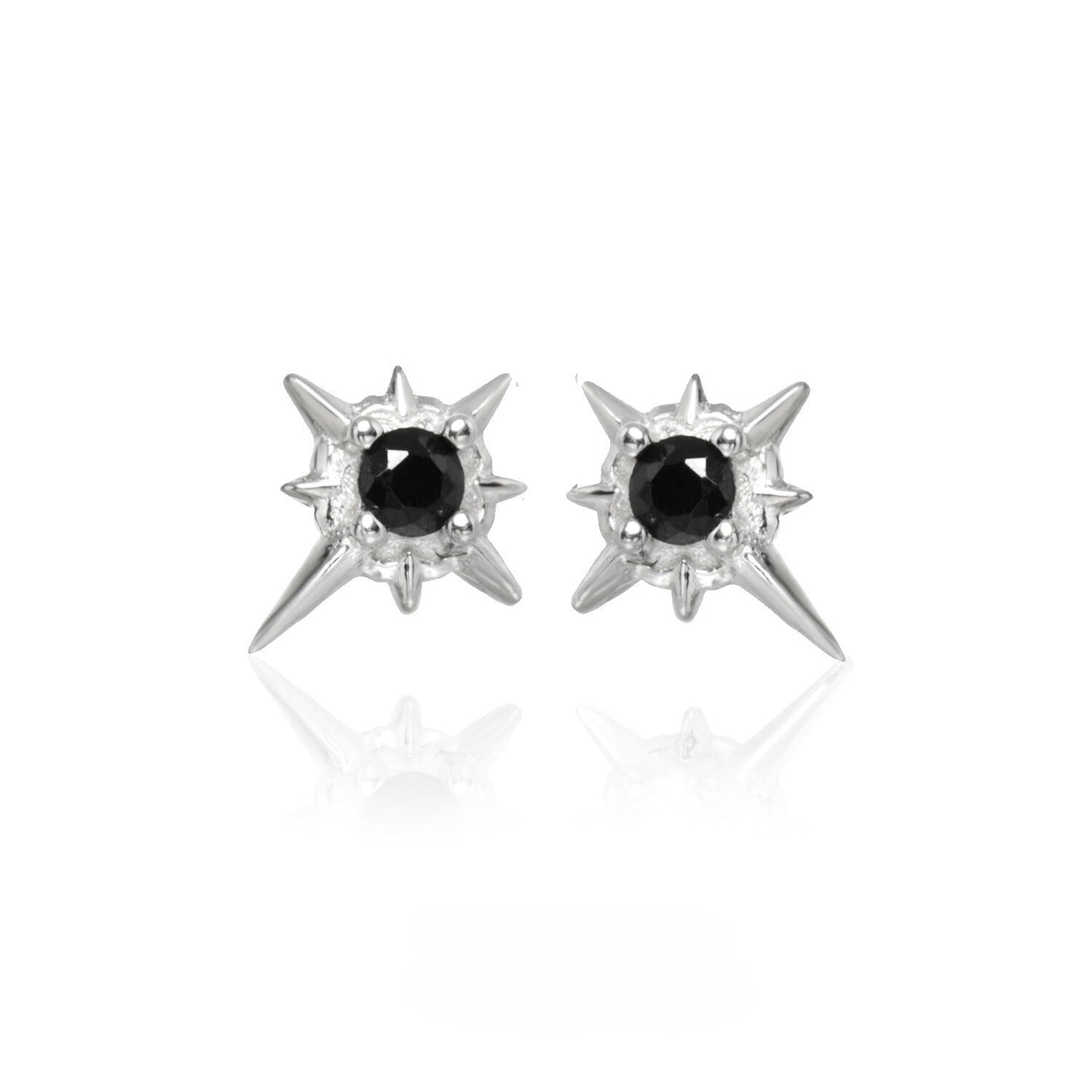 [1ST XULIE] Holes Star Earrings pg983