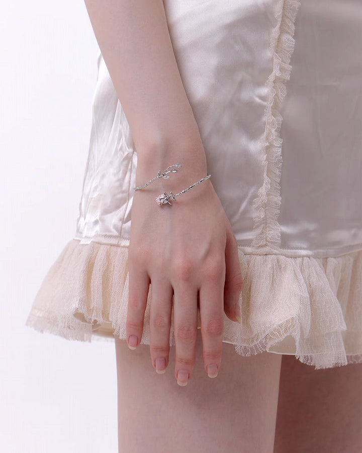 【SUMIYAKI】Pink Rose Bracelet pg1370