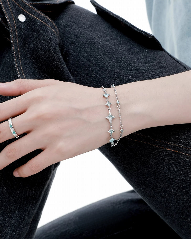 [1ST XULIE] Sea Starry Sky Double Layer Bracelet pg1546