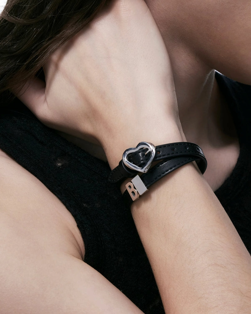 [BLACKHEAD]B Label Love Leather Bracelet & Choker pg88