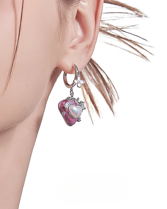 【MASW】Secret Garden Strawberry Earrings01 pg1588