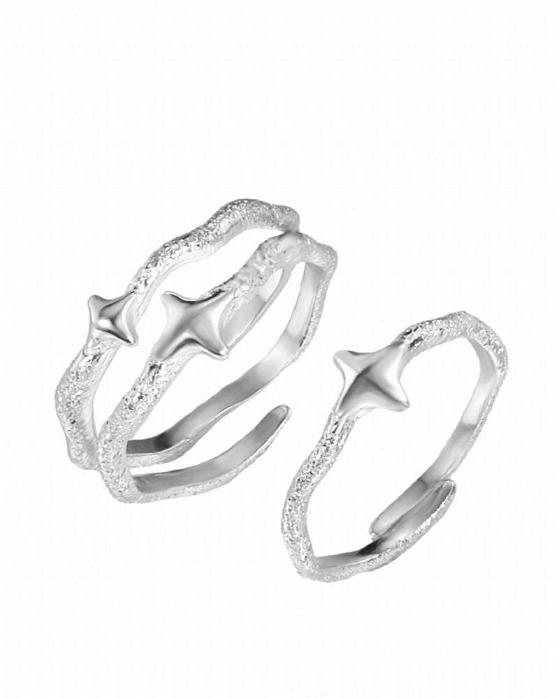 [1ST XULIE] Four Pointed Star Ring pg846