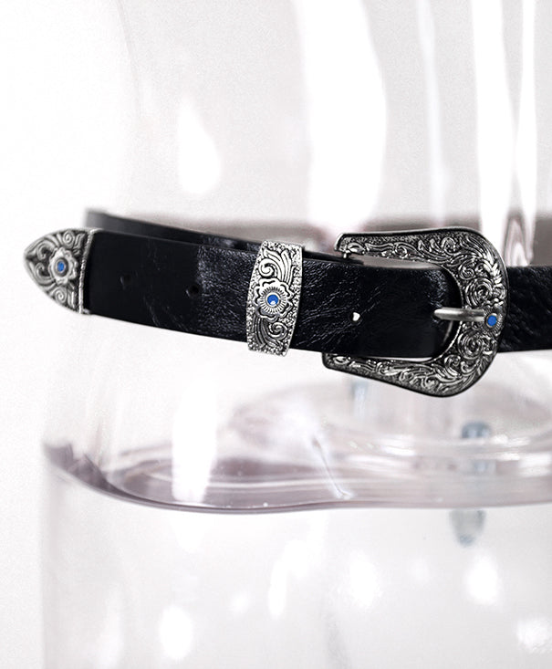 [PINKSPINK] Metal Buckle Leather Belt pg1204