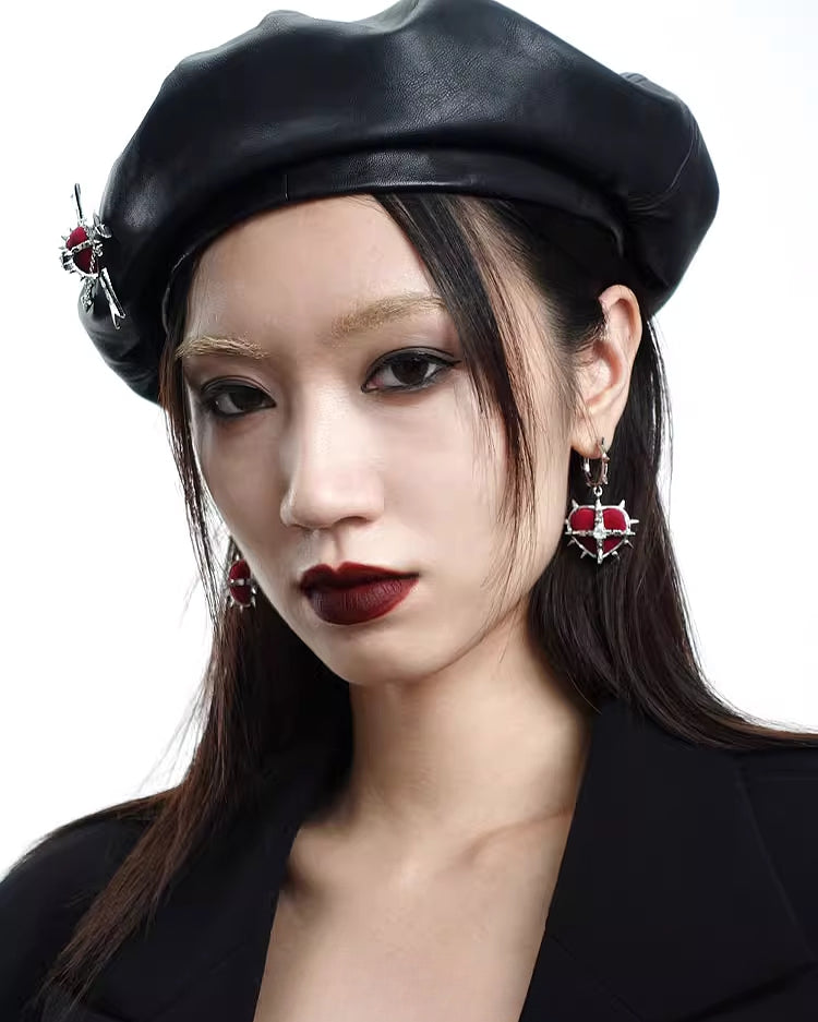 [OCTO VITA] Evil Girl Crazy Flower Earrings01 pg698