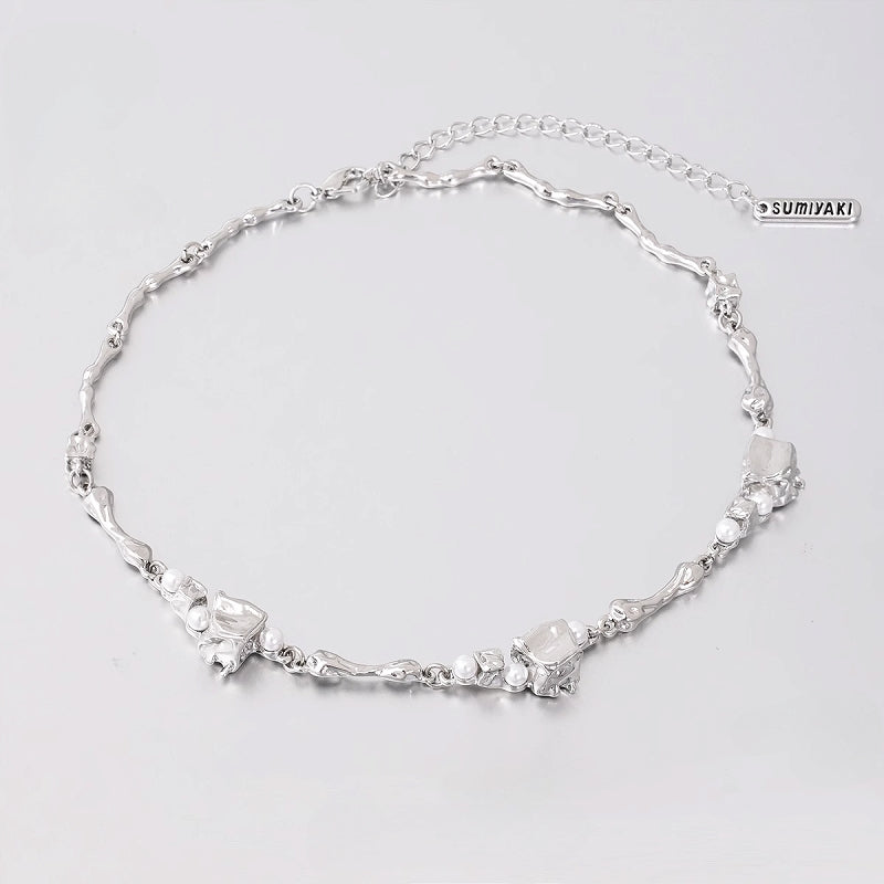[SUMIYAKI] Lava Cube Ice Necklace pg1050