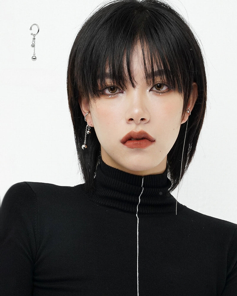 [SUMIYAKI] Long Ear Hanging Tassel Cuff pg1101