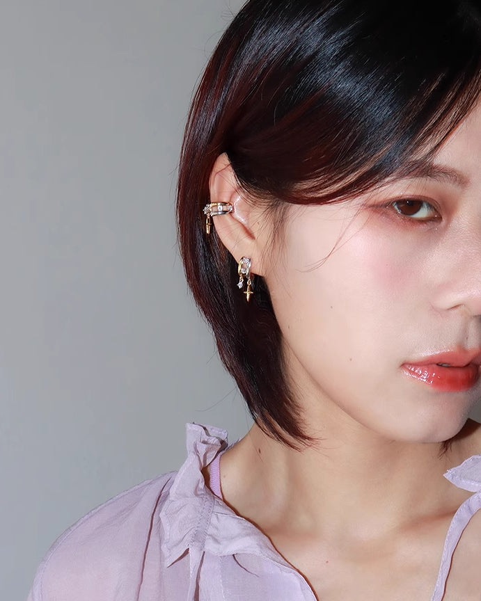 【Esak∞chi】Brilliant Galaxy Star Earrings pg241