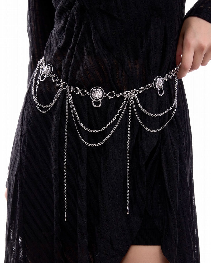 Suanni Lion Head Waist Chain 01