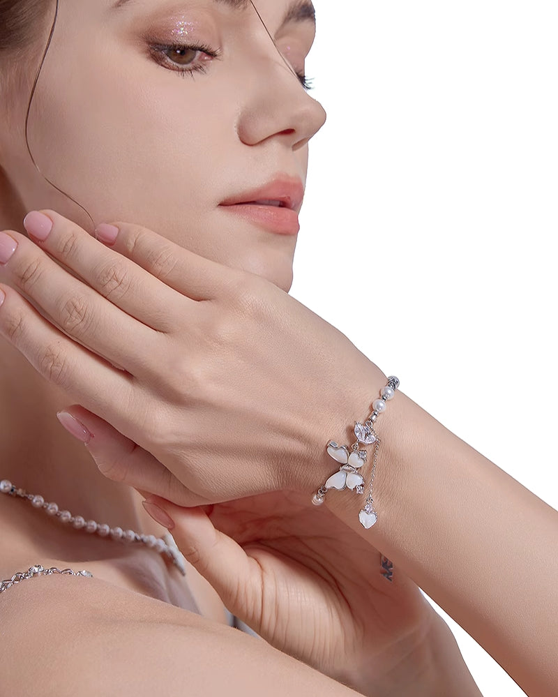 【MASW】Butterfly Dance Pearl Bracelet pg288