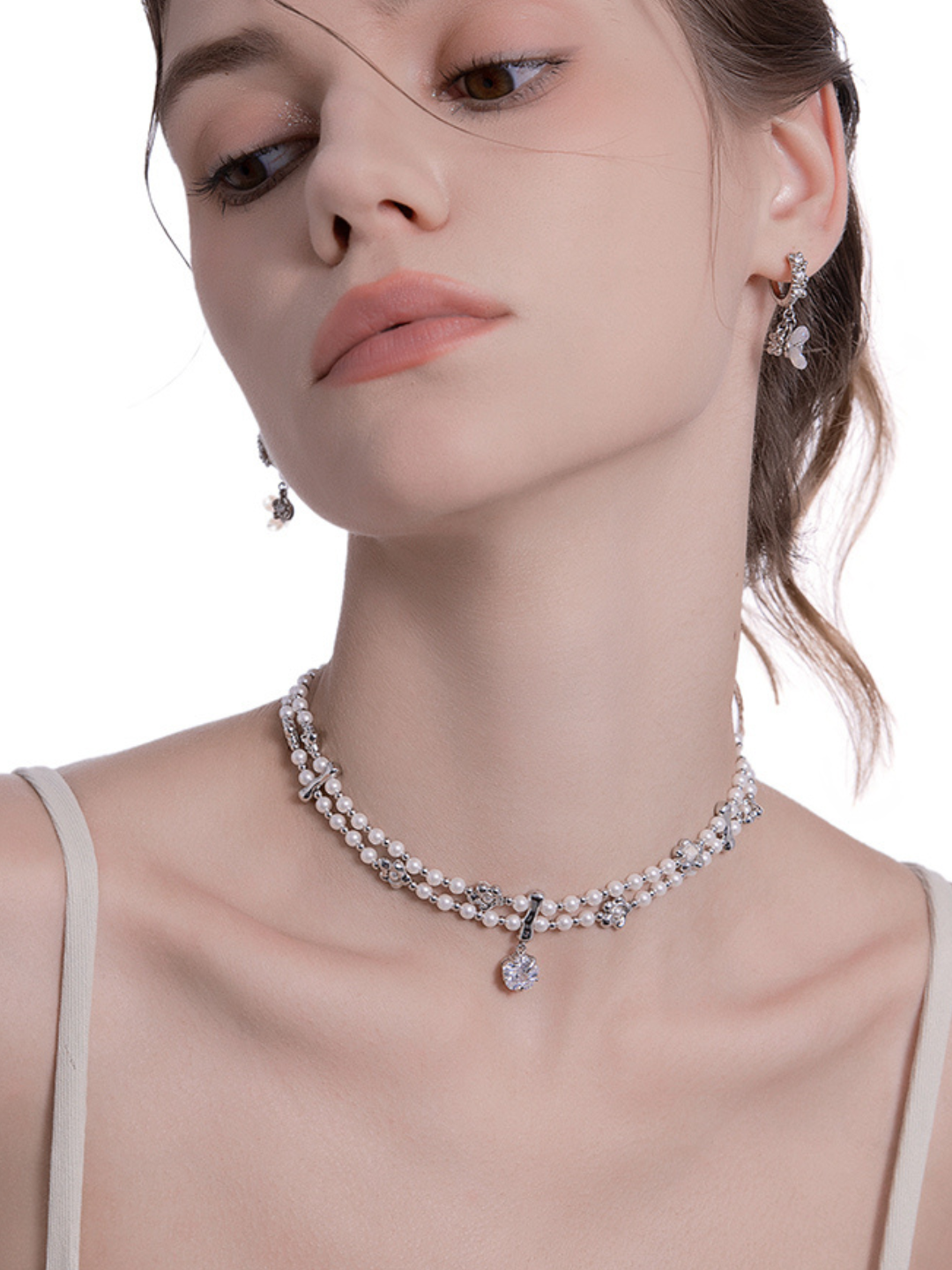 【MASW】Secret Garden Pearl Choker pg1575