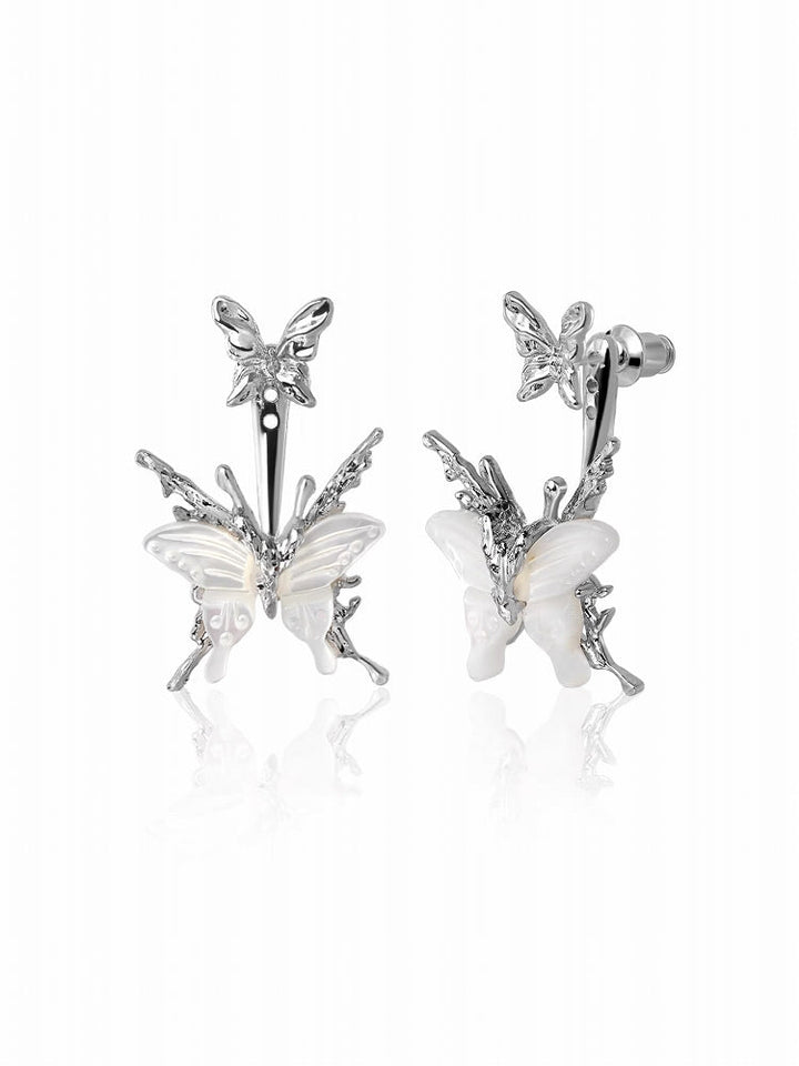 [1ST XULIE] Butterfly Skeleton Earrings 03 pg347