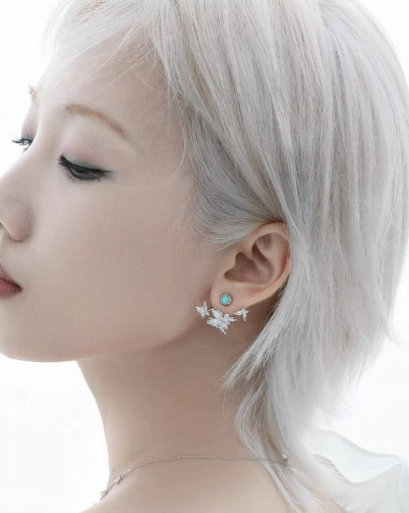 [1ST XULIE] Fog Butterfly Forest Earrings pg781