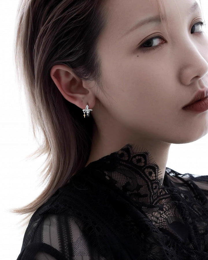 【1ST XULIE】Star Orbit Star Earrings pg1741