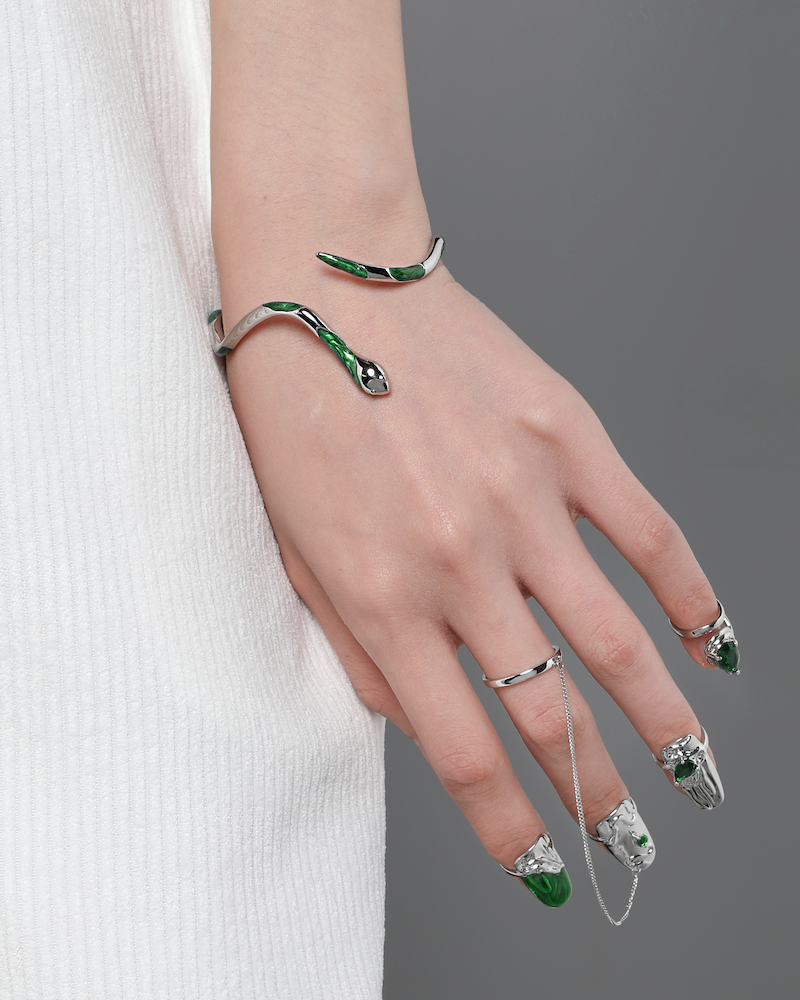 【1ST XULIE】Green Snake Bracelet02 pg947