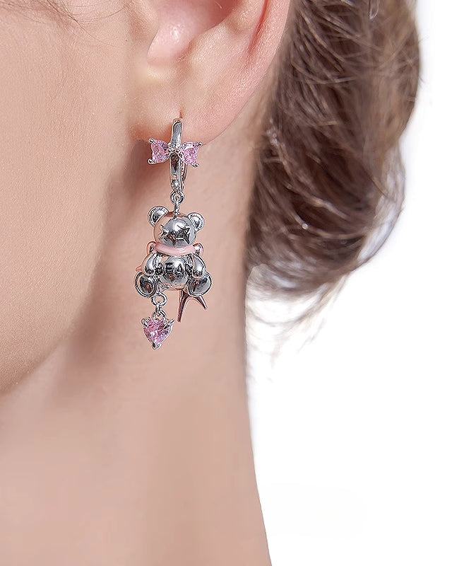 【MASW】Fairy Tale Apocalypse Bear Earrings pg719