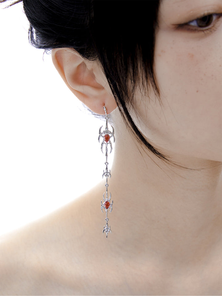 【Planktont 浮U生物】Blood Butterfly Earrings02 pg214