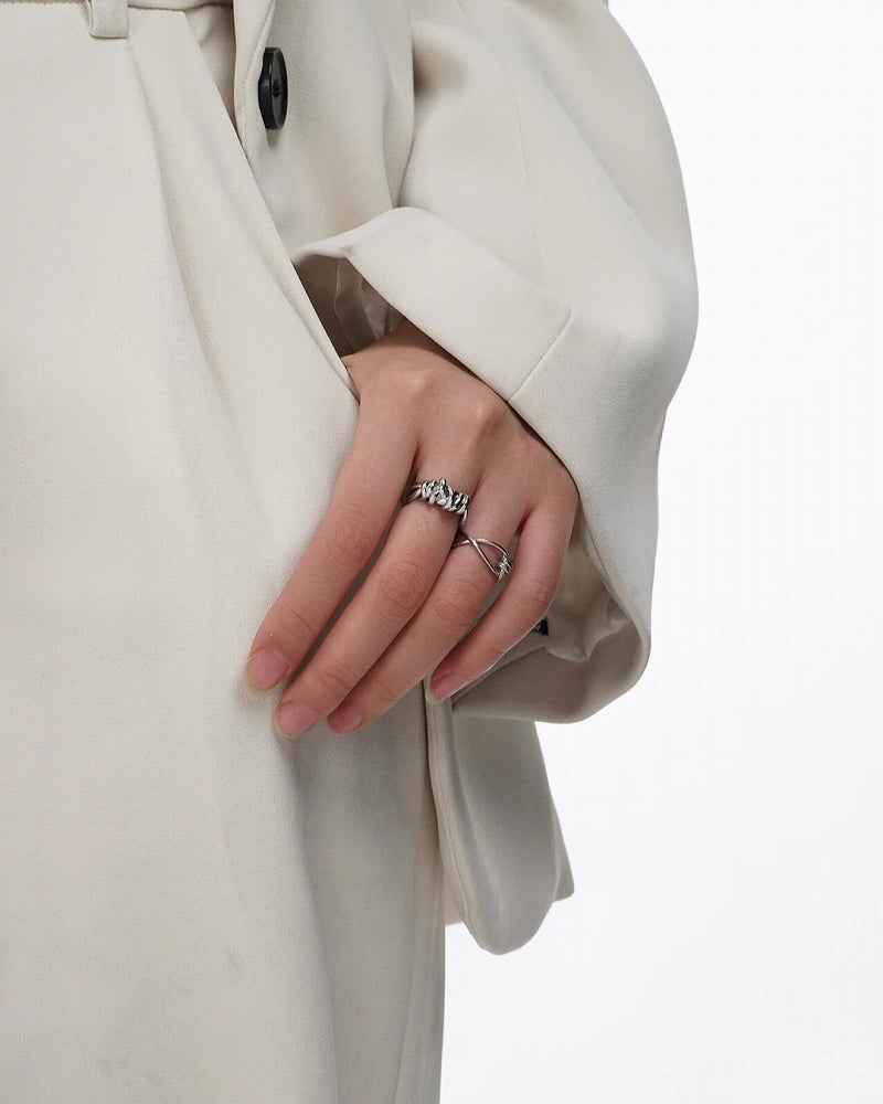 [SUMIYAKI] Thorn Hip-hop Ring pg1885