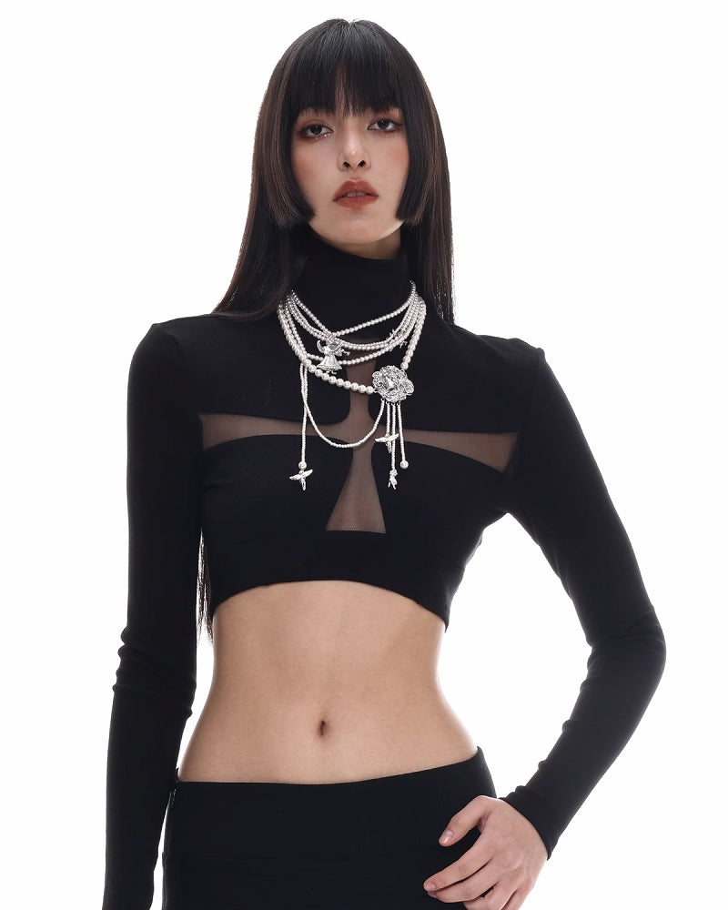 [SUMIYAKI] Maillard Layer Angel Necklace pg1163