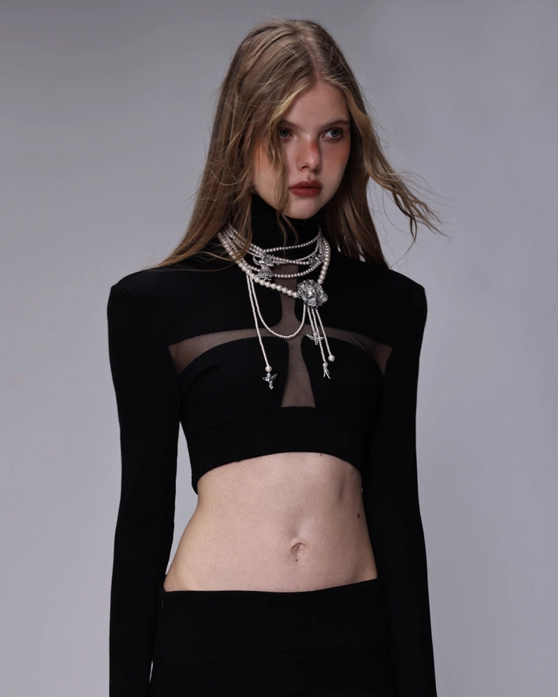 [SUMIYAKI] Maillard Layer Angel Necklace pg1163