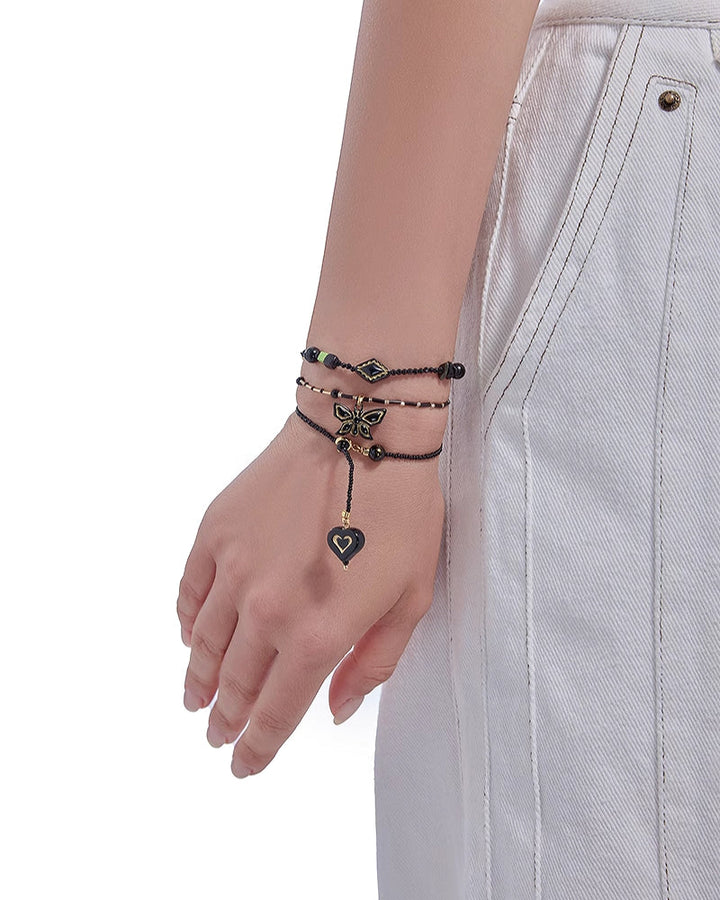 【MASW】Butterfly Dance Layer Love Bracelet pg283