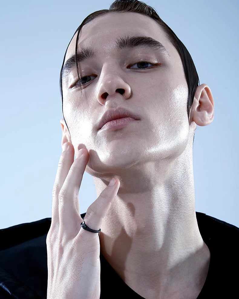 [BLACKHEAD]Ghost Kingdom Simple Snake Ring pg879