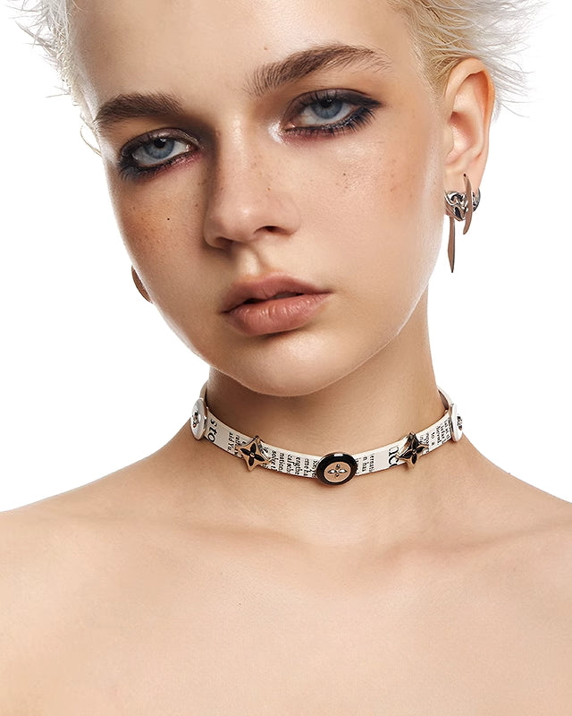 [OCTO VITA] Star Pictorial Button Choker pg1744