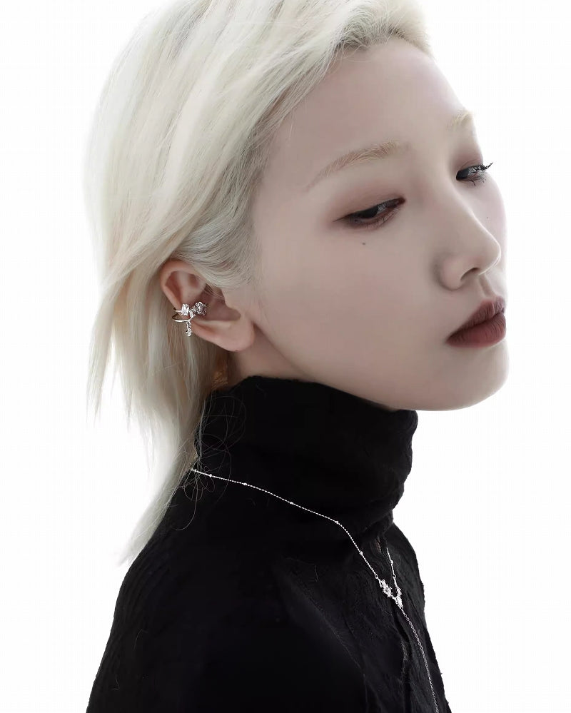 Imitation Stone Tassel Necklace