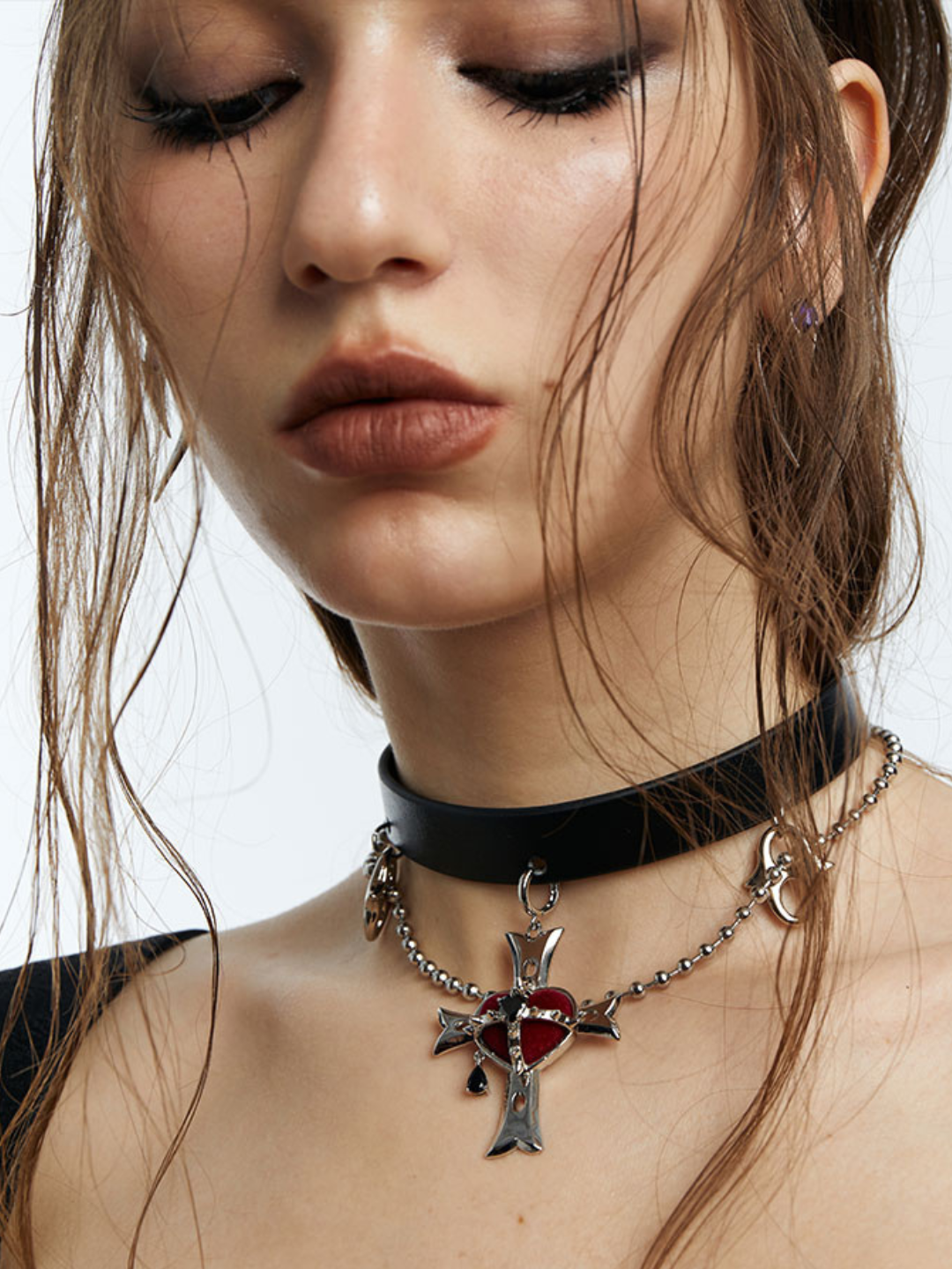 [OCTO VITA] love spikes punk choker