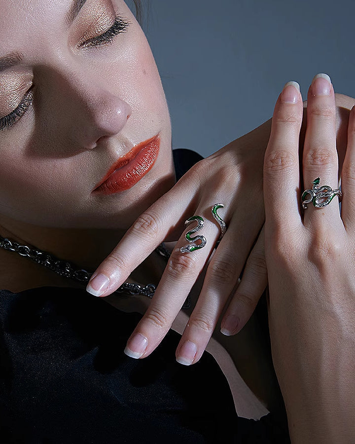 【FAITMAIN】Snake Garden Pearl Ring pg1654