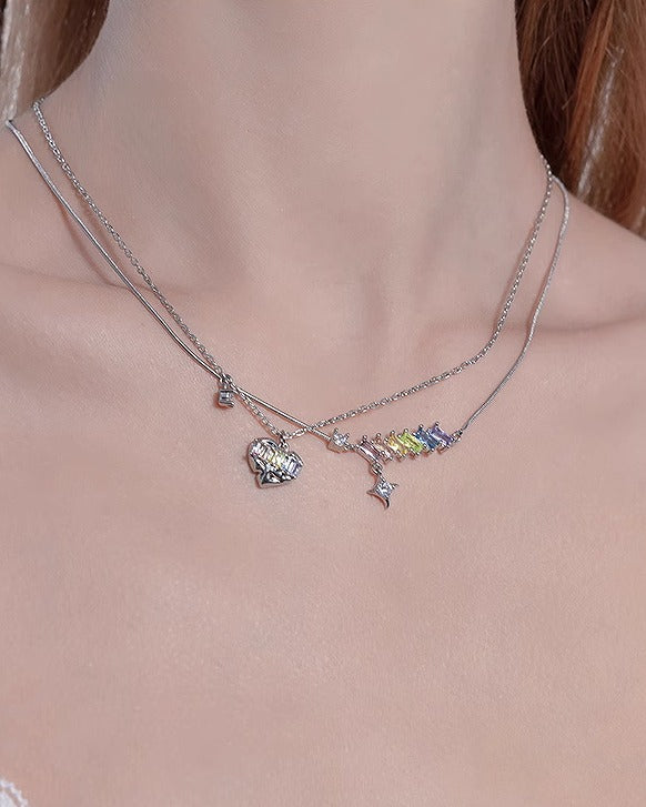 [MASW] Secret Garden Love Double Dopamine Necklace pg1572