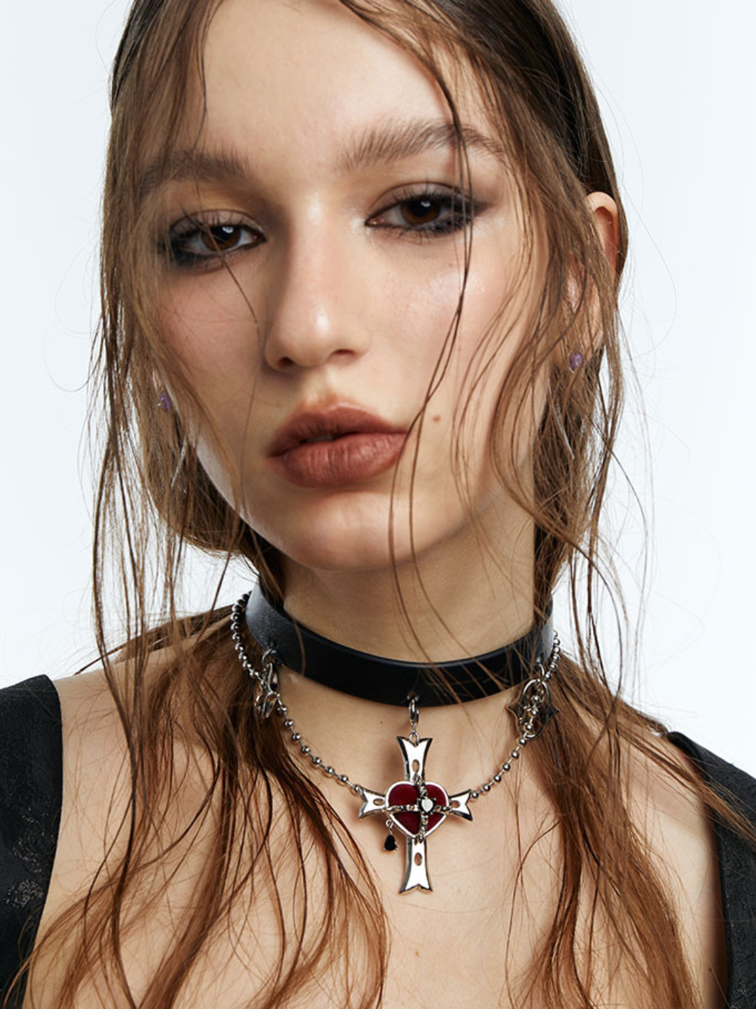 [OCTO VITA] love spikes punk choker