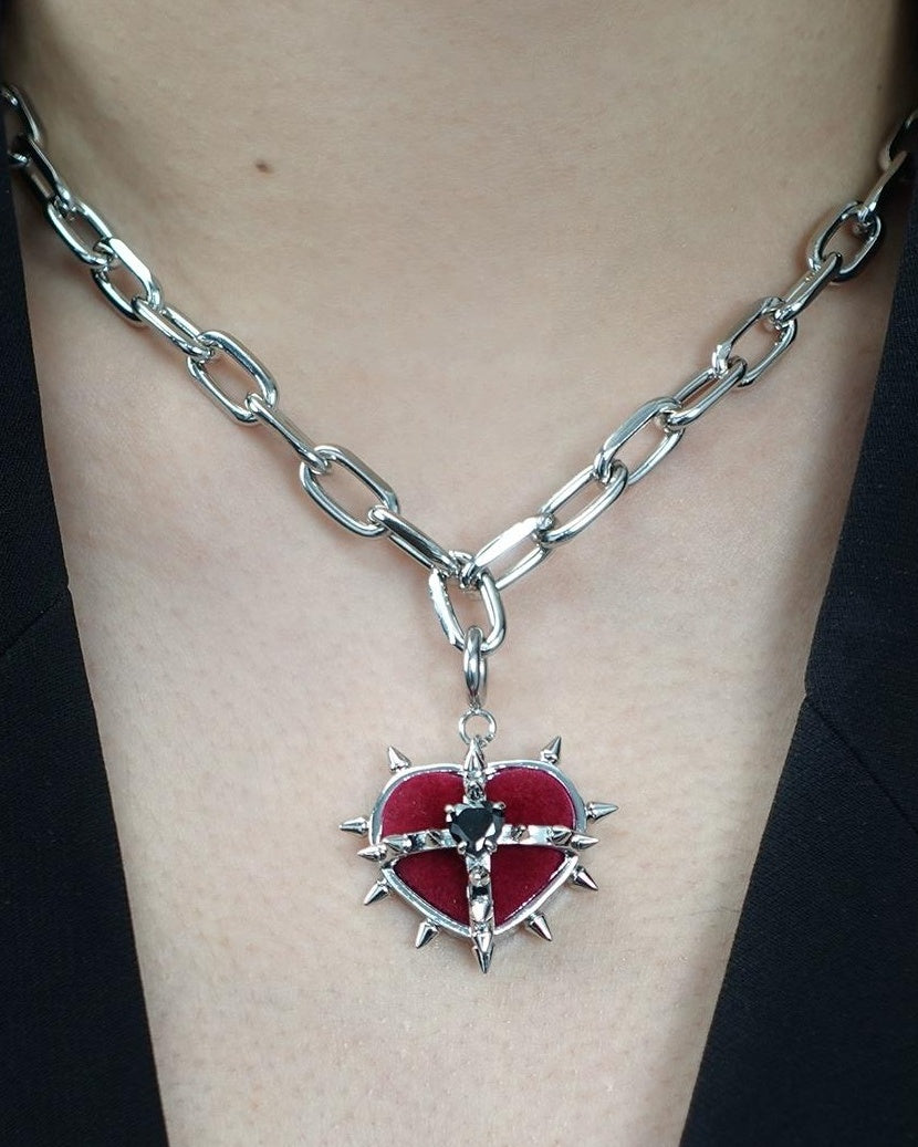Wicked Girl Red Necklace