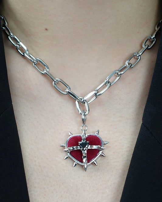 Wicked Girl Red Necklace