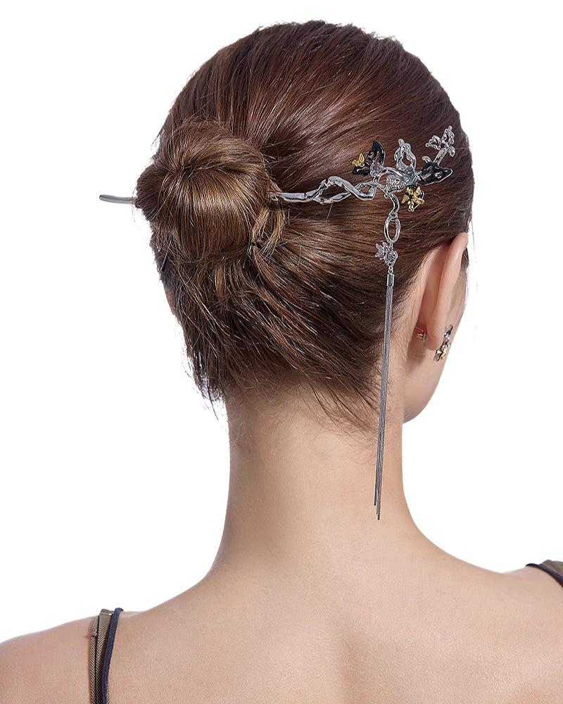 【MASW】Butterfly Dance Tassel Hairpin pg305