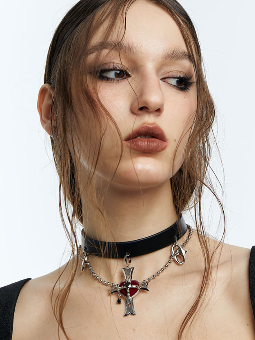 [OCTO VITA] love spikes punk choker