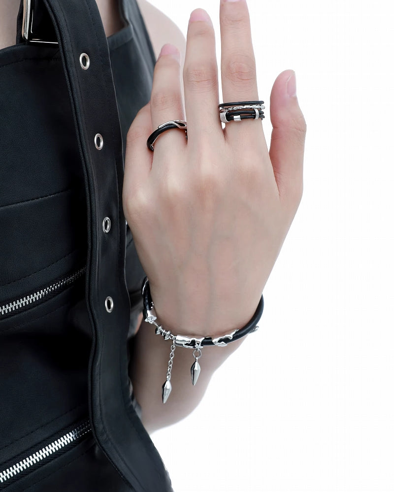 [1ST XULIE] Dark Realm Leather Bracelet pg546