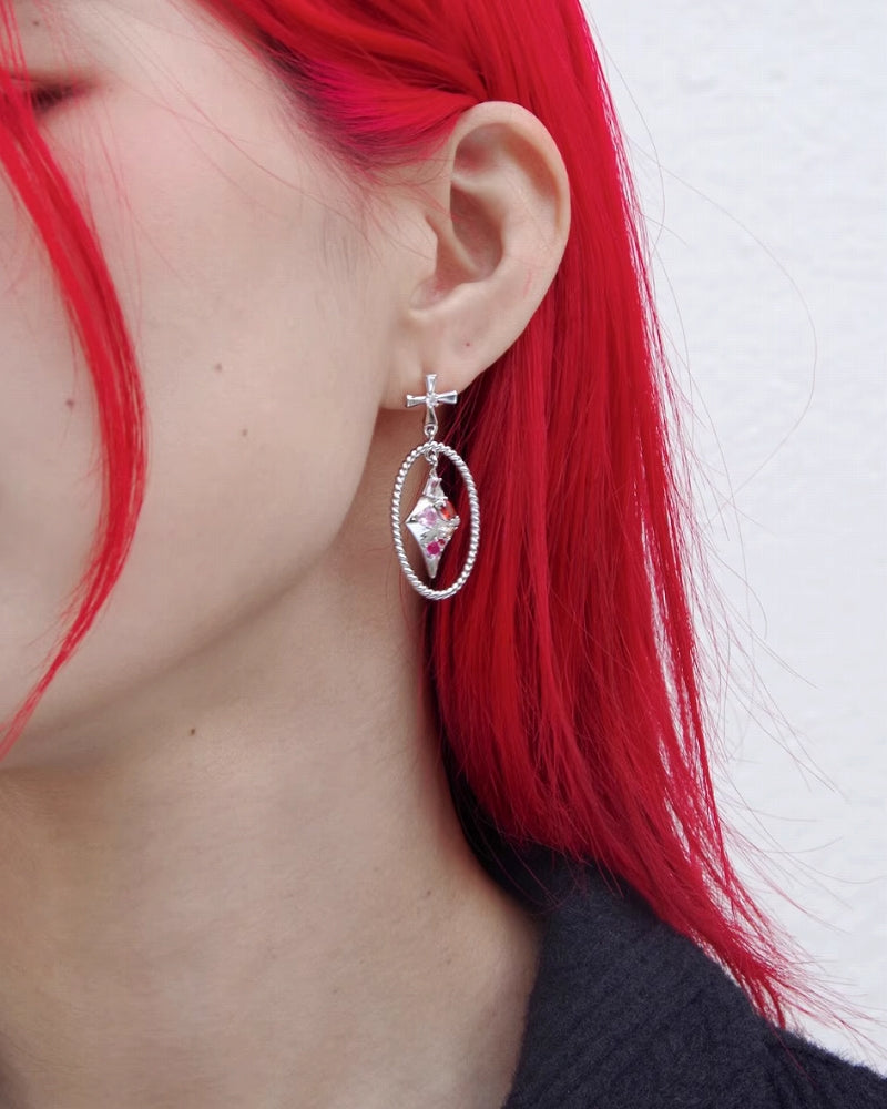 [Esak∞chi]Summons The Protoss Cross Star Earrings pg1799