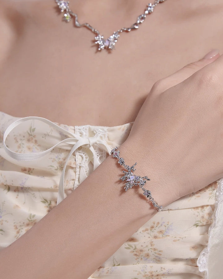 【MASW】Butterfly Dance Flower Bracelet pg276