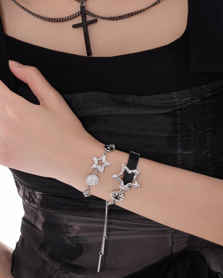 【SUMIYAKI】Retro Star Bracelet pg1489