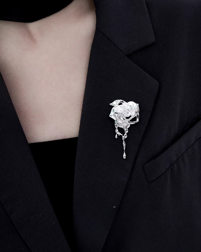 【1ST XULIE】Forbidden Rose Brooch & Waist Button pg802