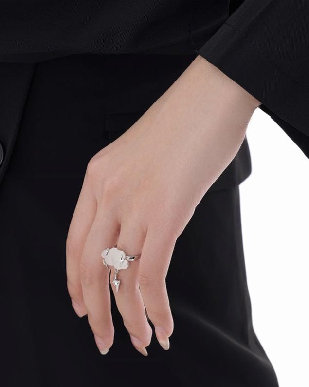 ring♡ ページ 受注生産】Heart Pearl Ring 18mm | nananbijouxxx