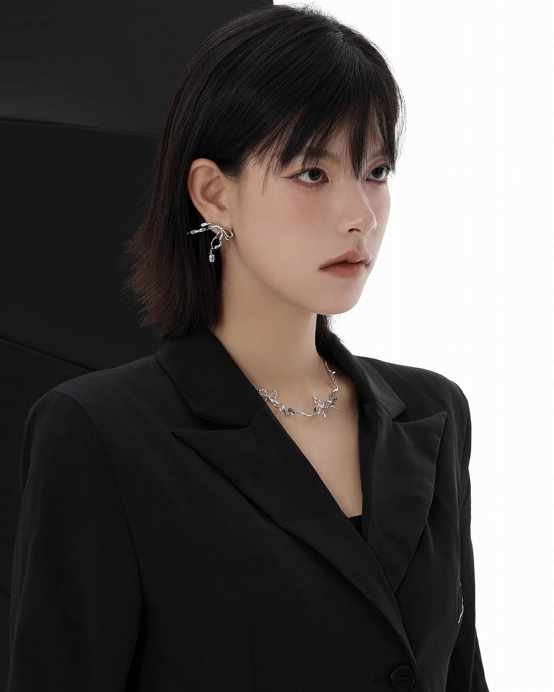 [SUMIYAKI] Bandage Bow Knot Necklace01 pg100